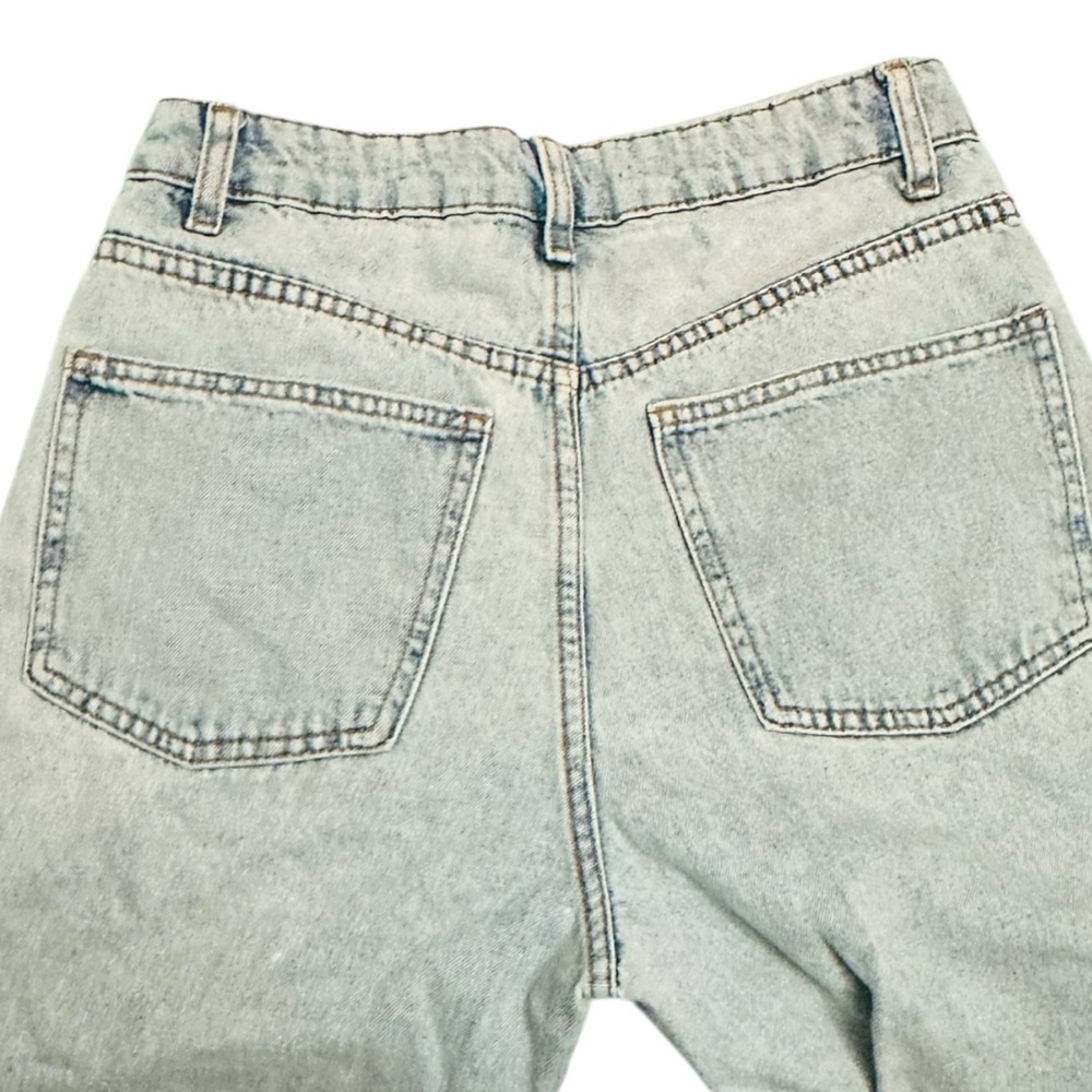 Cotton On women's size 4 light washed baggy distressed jeans - Picture 8 of 8